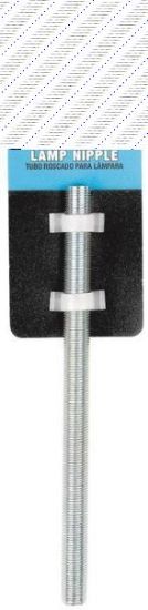 Picture of 6" Lamp-Nipple Yellow Zinc 1/8 IPS