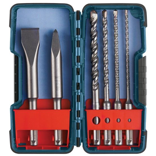 Picture of Masonry Trade Bit Set Chisels and Carbide 6-piece