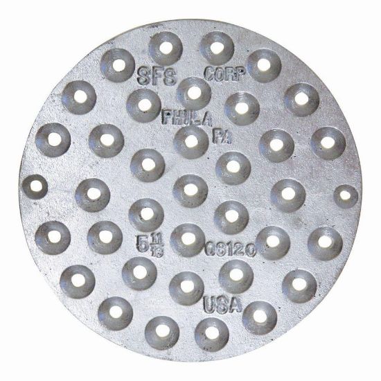 Picture of 5-11/16 Perforated Drain-Cover Cast-Aluminum