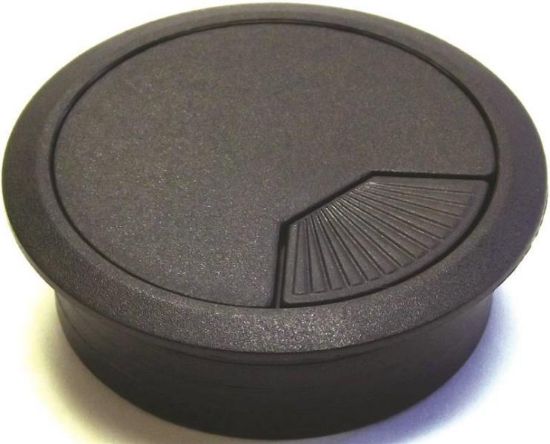 Picture of 2-1/2" Desk-Grommet Black