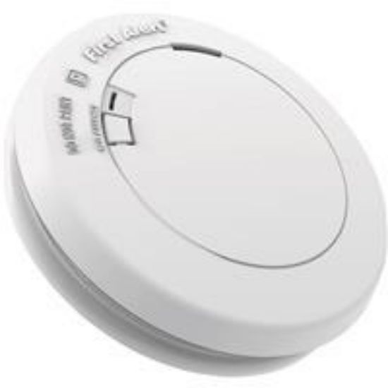 Picture of Smoke-Alarm 10-Year Sealed-Battery Slim Round Photo-Electric