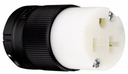Picture of 20-Amp 125-Volt Black 3-Wire Grounding Electrical-Connector