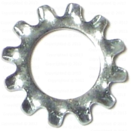 Picture of 3/8" Lock-Washer Zinc External-Tooth