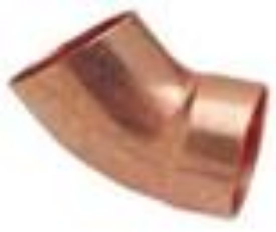 Picture of Wrot-copper Dwv-rated Street 45°-Elbow Ftg X C 1-1/4"