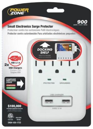 Picture of Surge-Protector With 2 Usb Chargers