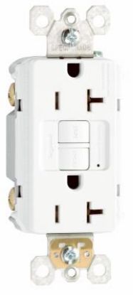 Picture of 20-Amp 125-Volt Electrical-Outlet Double-Pole 3-Wire Self-Testing White