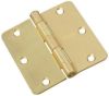 Picture of 3-1/2" Satin-Brass Steel Door-Hinge Loose Pin