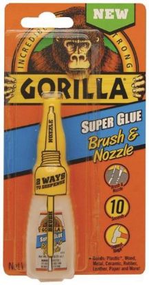Picture of Super-Glue 10g Brush And Nozzle Bottle