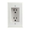 Picture of Electrical-Outlet 15a Duplex-Receptacle Recessed White