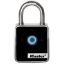 Picture of Bluetooth Smart Keyed-Padlock 2-inch Wide-Body 7/8-inch Shackle Height 9/32-inch Diameter Shackle