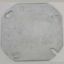 Picture of Octagon Electrical-Box-Cover Steel Flat Blank 4"
