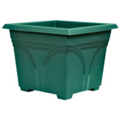 Picture of 15" Resin Deck Box-Planter Green