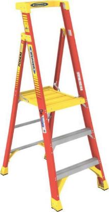 Picture of Podium Ladder 300 Lbs 3' Platform 3" Step