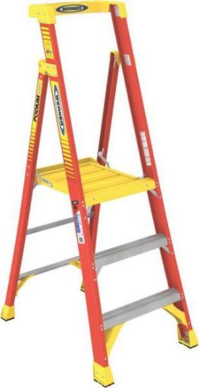 Picture of Podium Ladder 300 Lbs 3' Platform 3" Step