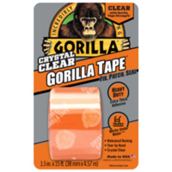 Picture of Repair Tape 1-1/2" In W X 5 Yd L X 7 Mil T Crystal-Clear