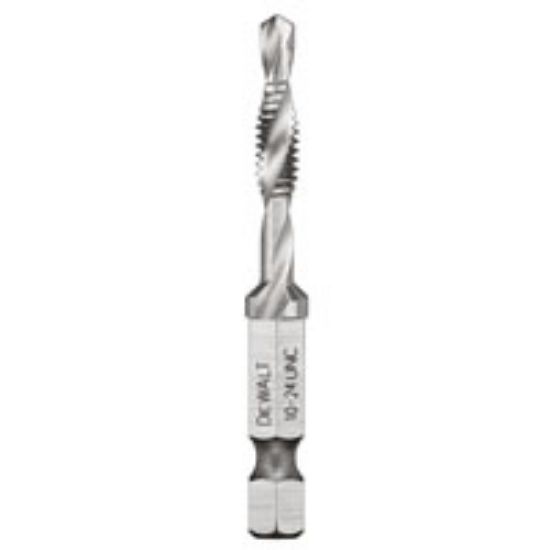 Picture of Impact-Ready 10-24 Unified-Coarse-Thread Drill Thread-Tap 1/4" Capacity