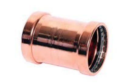Picture of Copper-Fitting Press-Join 2-1/2 Coupling No-Stop P X P
