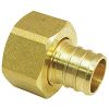 Picture of Pex Fitting Barb Female Adapter Swivel Brass ¾" Barb X ¾" Fpt
