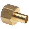 Picture of Pex Fitting Barb Female Adapter Brass ½" Pex X ¾" Fpt