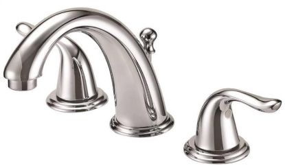 Picture of Lavatory-Faucet Wide-Spread Brushed-nickel 1/2 Inlet Plastic Pop-Up