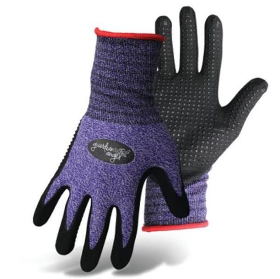 Picture of Gloves Nitrile-Coated Purple/red Knit Wrist Cuff