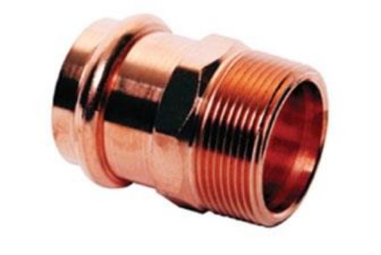 Picture of Copper-Fitting Press-Join 1-1/2" Male-Adapter P X Mpt
