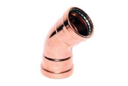 Picture of 4 45°-Elbow Copper-Fitting Press-Join P X P