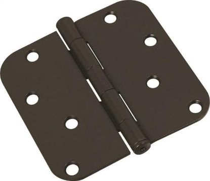Picture of 3.500" Residential Door-Hinge Loose Pin 5/8"-Radius Oil-Rubbed-Bronze