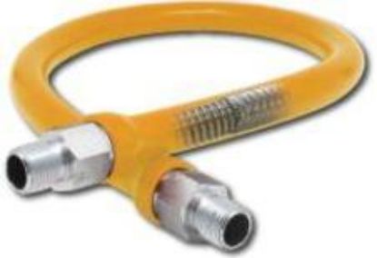 Picture of 1/2" X 36 Commercial Gas-Connector Mesh PVC-Coated Mip X Mip