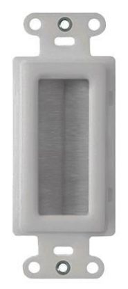 Picture of Low-Voltage Cable Access Strap Decorator Style White