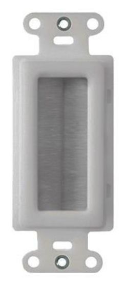 Picture of Low-Voltage Cable Access Strap Decorator Style White