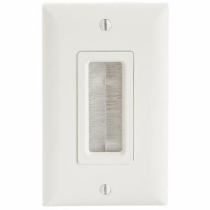 Picture of Low-Voltage Cable Access Strap Decorator Style White