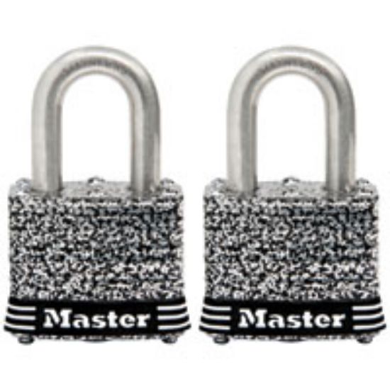 Picture of Keyed-padlock Wide Laminated-Steel 1-9/16 In Keyed-Alike 4 Pin 9/32 In Diameter X 3/4" H X 5/8 In W ...