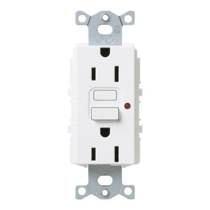Picture of Tamper-resistant Self-testing -receptacle 15-amp Snow-white