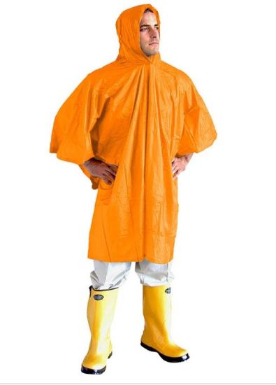 Picture of Value-line .10mm Pvc Poncho Red