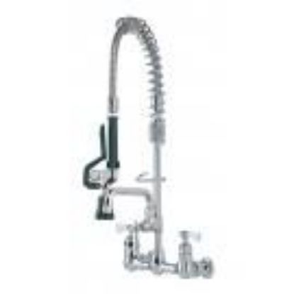 Picture of Wall-Mount Space Saver Pre-Rinse With Spout Add On Faucet