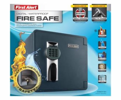 Picture of 1.32 Cubic Foot Floor Safe Digital Waterproof Fireproof Interior 13.6" X 13.25" X 12.50"