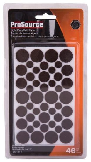 Picture of 46 Pack Assorted Furniture-Pad Brown