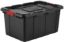 Picture of Industrial Tote 27-gallon Black Body Red Latches