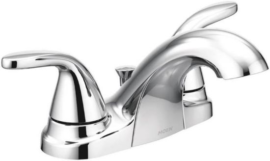 Picture of Lever-Handle Lavatory-Faucet 2 Low Arc Polished Chrome