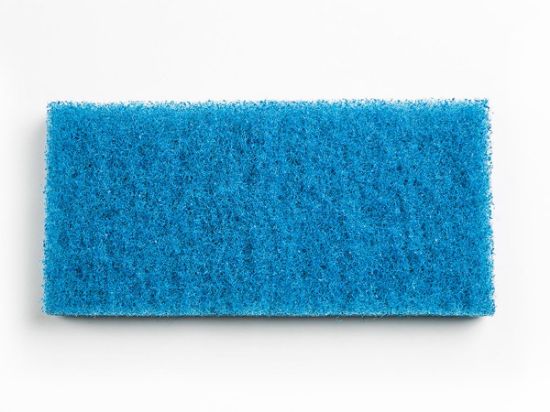 Picture of 4.5" X 9-1/2 X 1 Non-woven Pole-Sander Pad Blue