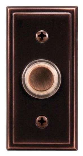 Picture of Doorbell Button Lighted Flush-mount Oil-rubbed-bronze