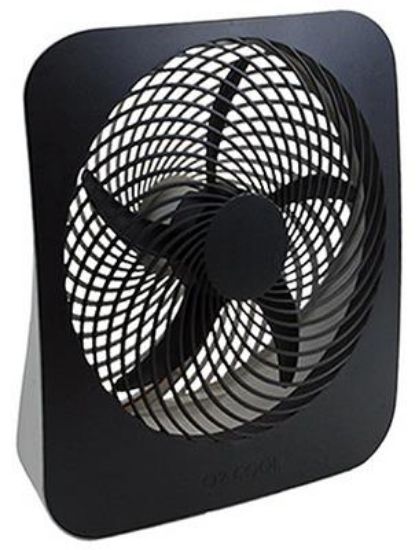 Picture of 10" Desktop Fan Black Ac/dc Operation Require 6 D Batteries