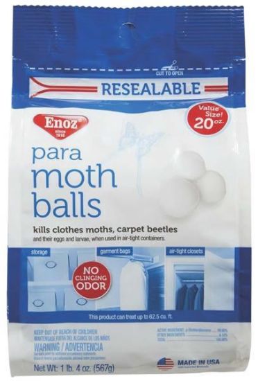 Picture of Para Moth-repellent Moth-balls Resealable Bag