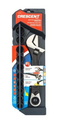 Picture of Adjustable Ratcheting-Wrench And Socket-Wrench-Set