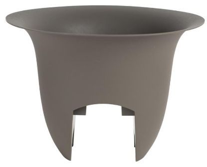 Picture of 8-3/4 X 12 Railing Planter Plastic Peppercorn