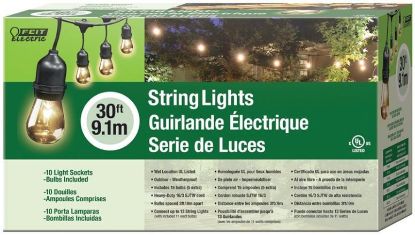 Picture of String Light 130 V 10 Sockets With S-14 Lamps