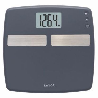 Picture of 440 Lb Bath-scale Body-fat Analyzer Stainless-steel Lcd Readout 12.5 X 12