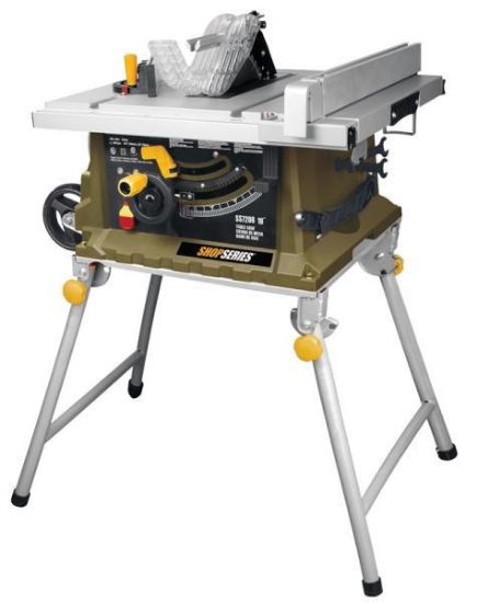 Picture of Table-Saw With Stand 3" At 90 Deg 2 In At 45 Deg 15-Amp 10" Blade 4800 Rpm