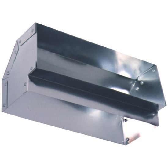 Picture of 3-1/4" In X 10 In Short Way 90 Degree Rectangular Elbow